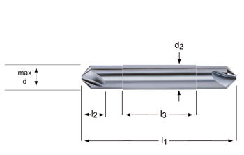 G405 - Kegelsenker , doppelseitige Ausführung - 90°