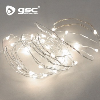 LED-Lichterkette Kaltweiß Ref. 5204406-5204414