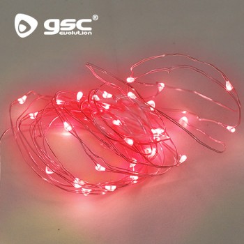LED-Lichterkette rot  Ref. 5204408-5204416-5204421