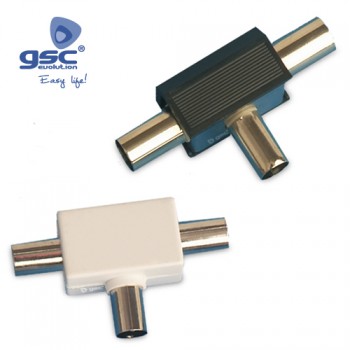 Koax Adapter T-Stück Ref. 2600906-2600908