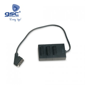 Scart Verteiler, 3-fach Ref. 2600918