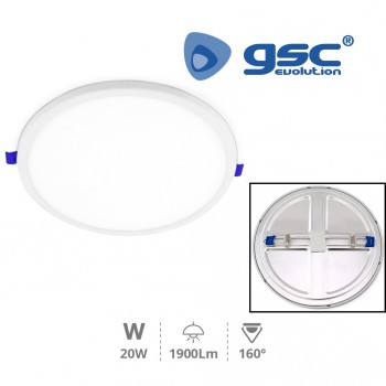 LED dimmbare Einbaustrahler Downlight Athena (Ø230x20mm) Ref. 000705334-000705335