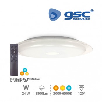 Dimmbare LED Deckenleuchte Venus (Ø465x65mm) Ref. 203605007