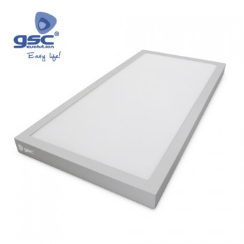 LED-Oberflächen Deckenleuchte-Panel Kenya (Satin-Nickel) Ref. 000705255-000705256